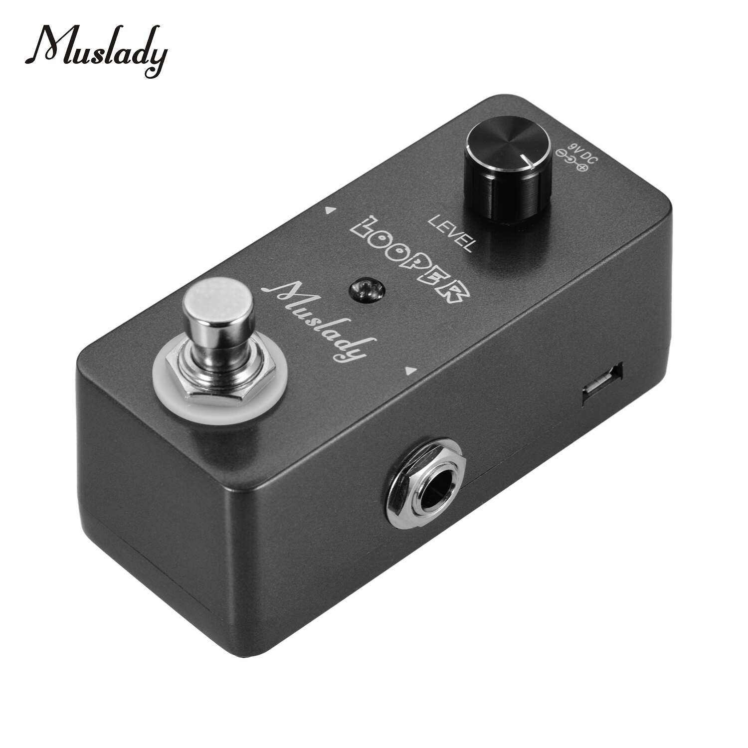 Muslady guitar pedal Mini Looper Effect Pedal Guitar Loopers Bass Loop Pedal with USB Interface guitar accessories guitar pedal: Black