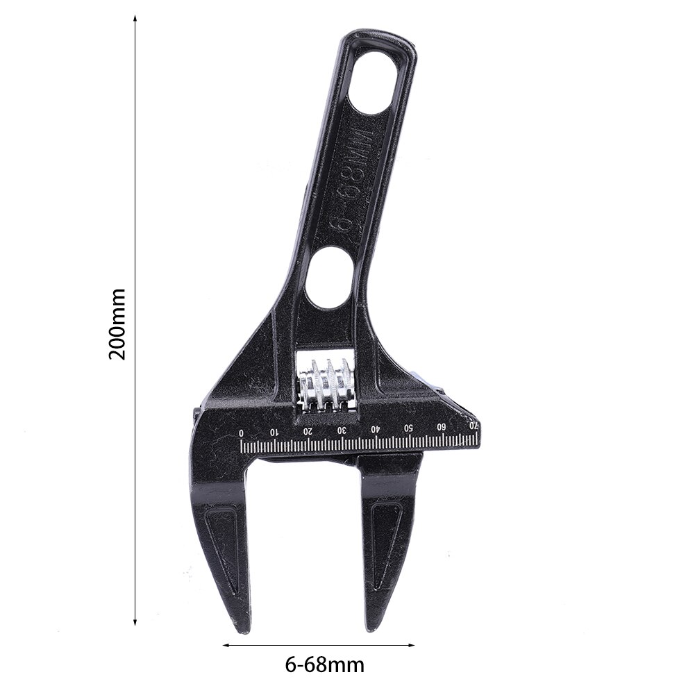 Adjustable Nut Sink Bathroom Water Pipe Screw Open Spanner Hand Repair Tools Large Open Spanner Hand: A