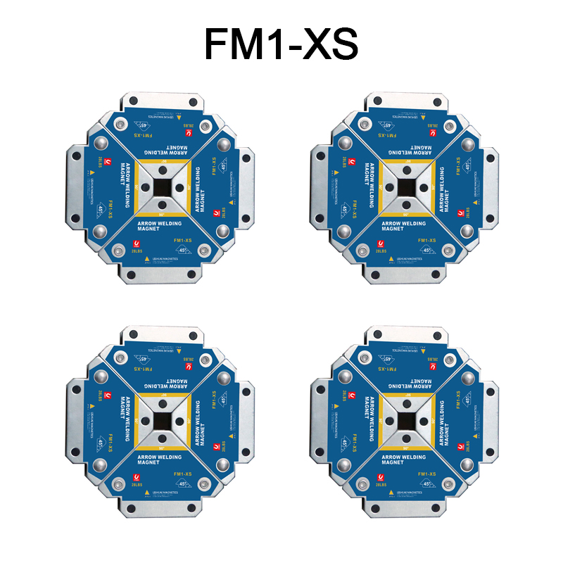 Magnetic Welding Bracket 28LBS Multi-angle Solder Arrow Magnet Welding Locator Device Fixed Auxiliary Positioner Fixture Tools: FM1-XS 4pcs