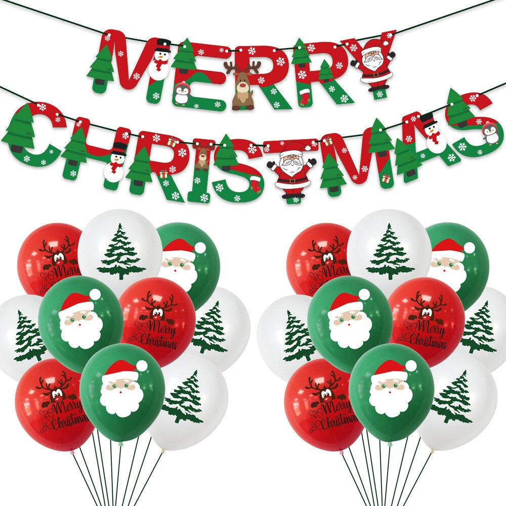 Feliz ano novo decoração balão festa suprimentos 20 pçs/lote feliz ano novo balão de natal: 1
