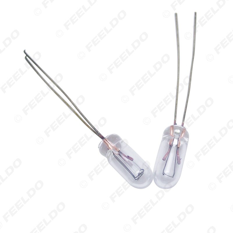 FEELDO 10PcsCar T4 12V 1W Halogen Bulb External Halogen Lamp Replacement Dashboard Bulb Light #AM2696