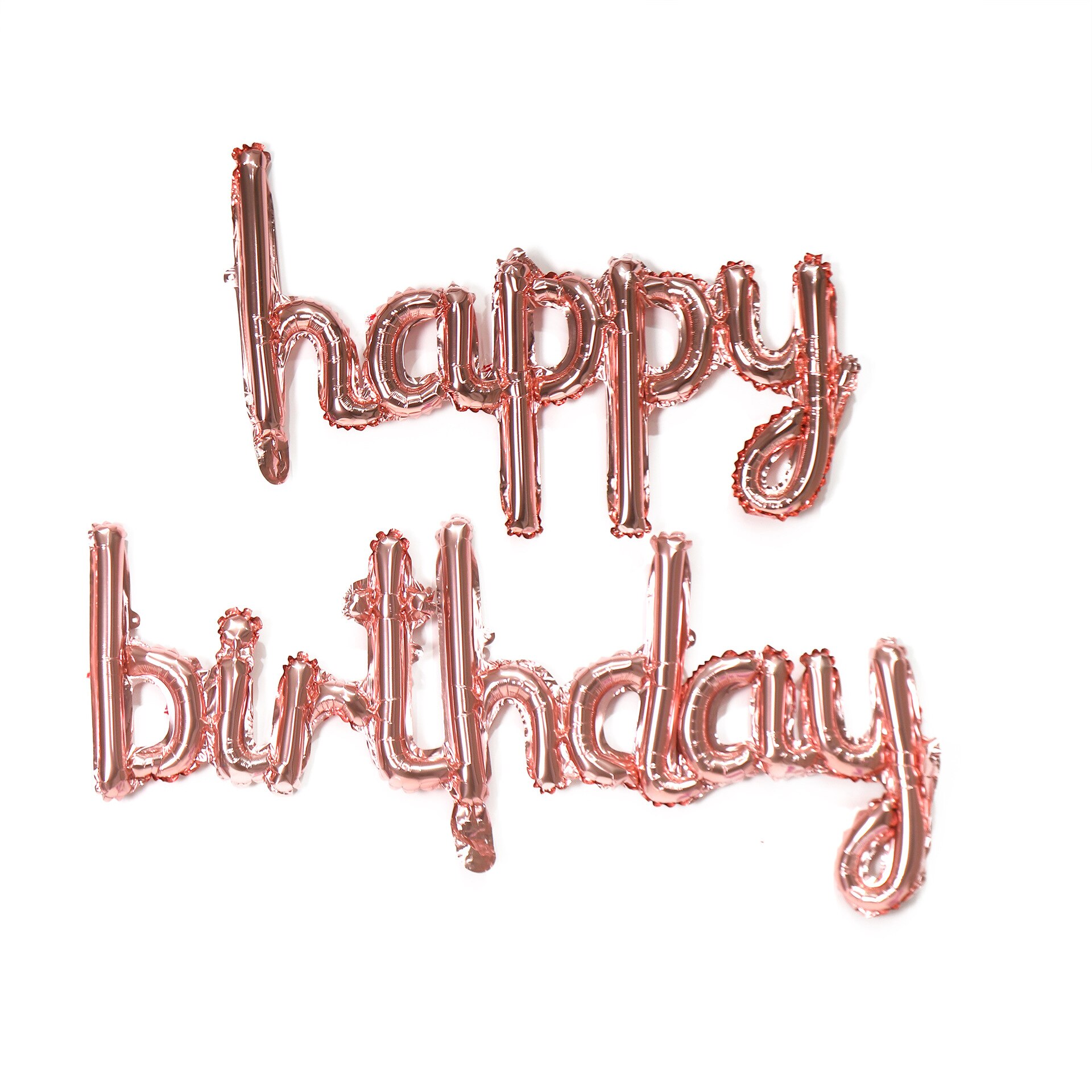 16inch Happy Birthday Decoration Balloons Rose Gold Letter Foil Ballons Birthday Party Decorations Globos Balony Anniversaire: Rose Gold