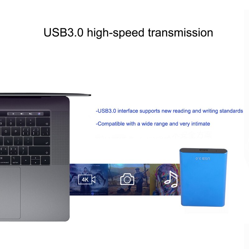 External Hard Disk HDD 2.5-Inch Portable USB3.0 External Mobile Hard Disk Storage For Desktop PC Laptop