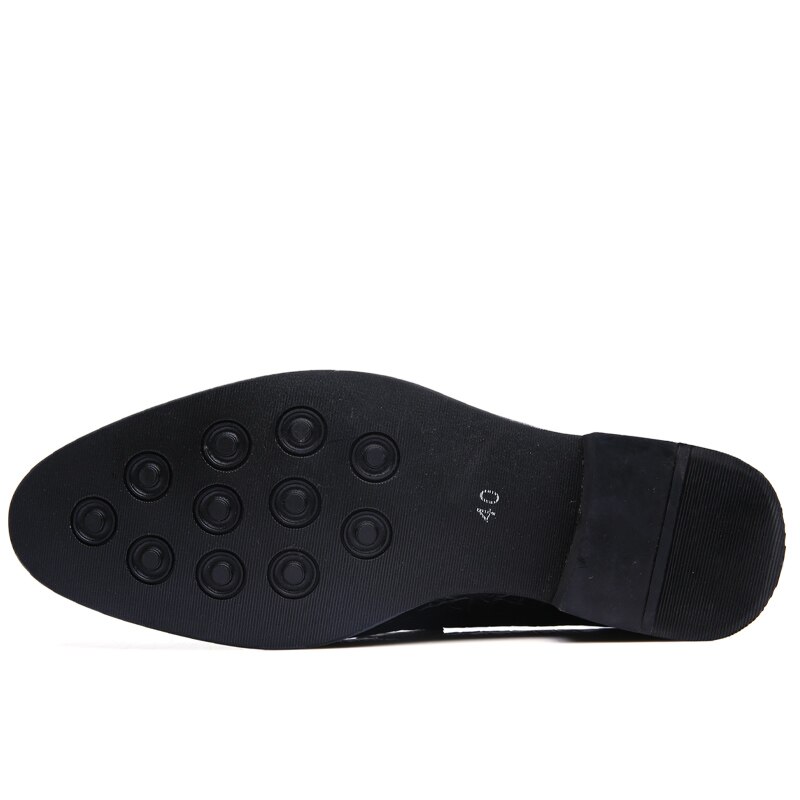 Kwastjes slangenhuid leren herenschoenen italiaans luxe merk kleding herenschoenen feest brogue oxford schoenen voor heren