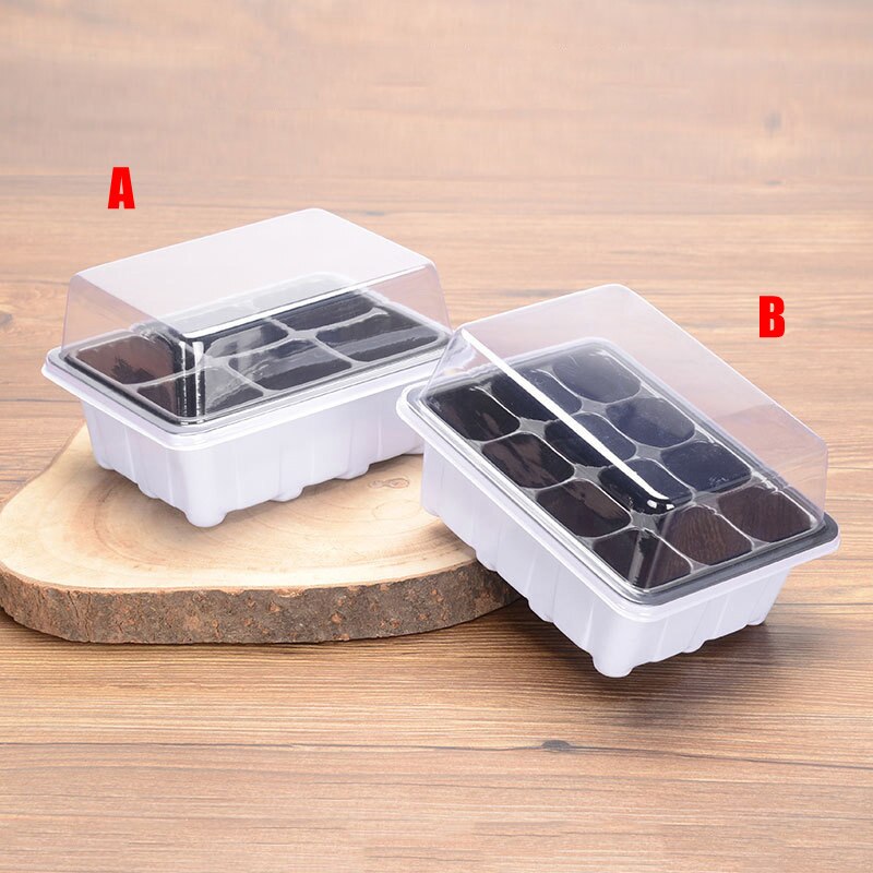 6/12-hole Seedling Box Tray Seed Plant Starter Tray Garden Supply Home Gardening FPing