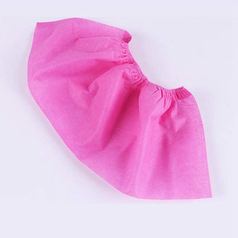 Copriscarpe monouso in tessuto non tessuto, 100 pezzi, antipolvere, antiscivolo, rosa