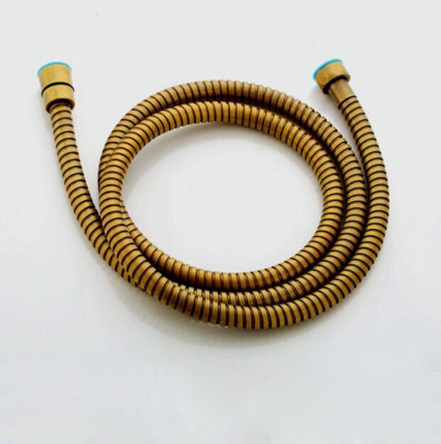 Bidé kranar vägg svart kall mässing vatten toalett hörnventil handhållen hygienisk duschmunstycke tvätt bil husdjur spruta airbrush kranar: Antik slang