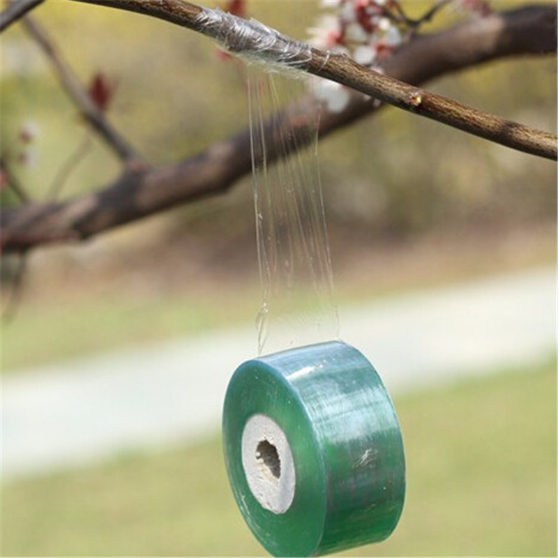 FATCOOL-Cinta de injerto, herramientas de jardín, cortador de árboles frutales, grabado de ramas, jardinería, cinta de amarre de PVC, 1 unidad, 2CM x 100M / 1 rollo