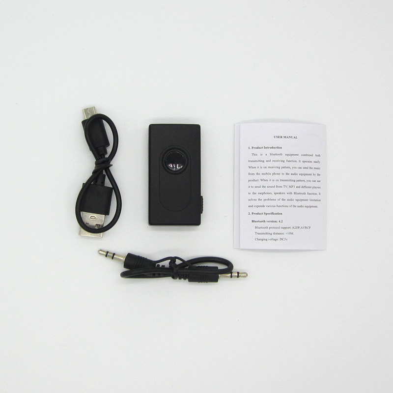 JCKEL Bluetooth Adapter Dongle BT 4.2 Audio Transmitter for PC Speaker Wireless Mouse Music Bluetooth Receiver for TV