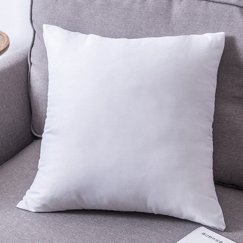 Anluve hvidt stof fyld pude pude kerne indlæg dekorative puder pp bomuld fyld til sofa bil blød pude kerne: 40 x 60cm 600g