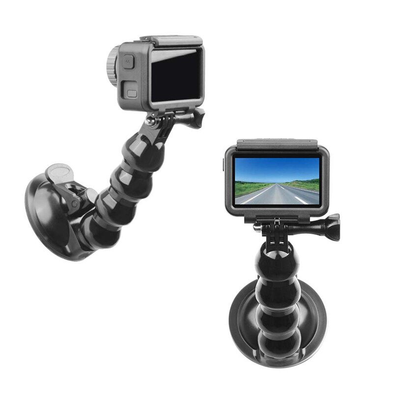 ABGN Heißer-Saugnapf Auto Glas Sucker Halterung Halter Kamera Adapter Fahren Recorder Ball Kopf Stative Für-Dji osmo Action