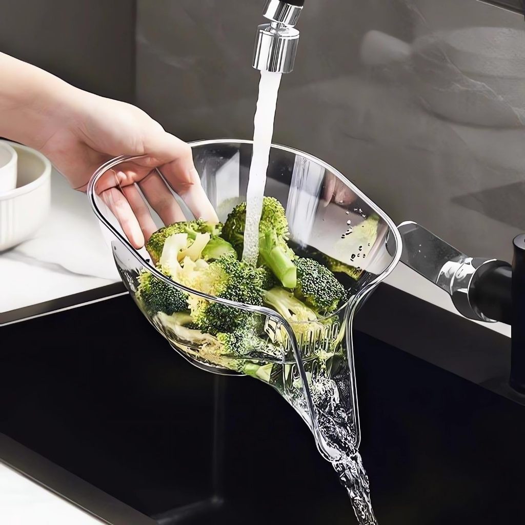 Multifunctionele wasafvoermanden Huishoudelijke groentebak Keuken Wassen Fruitschaal Reinigingskom Keukenaccessoires