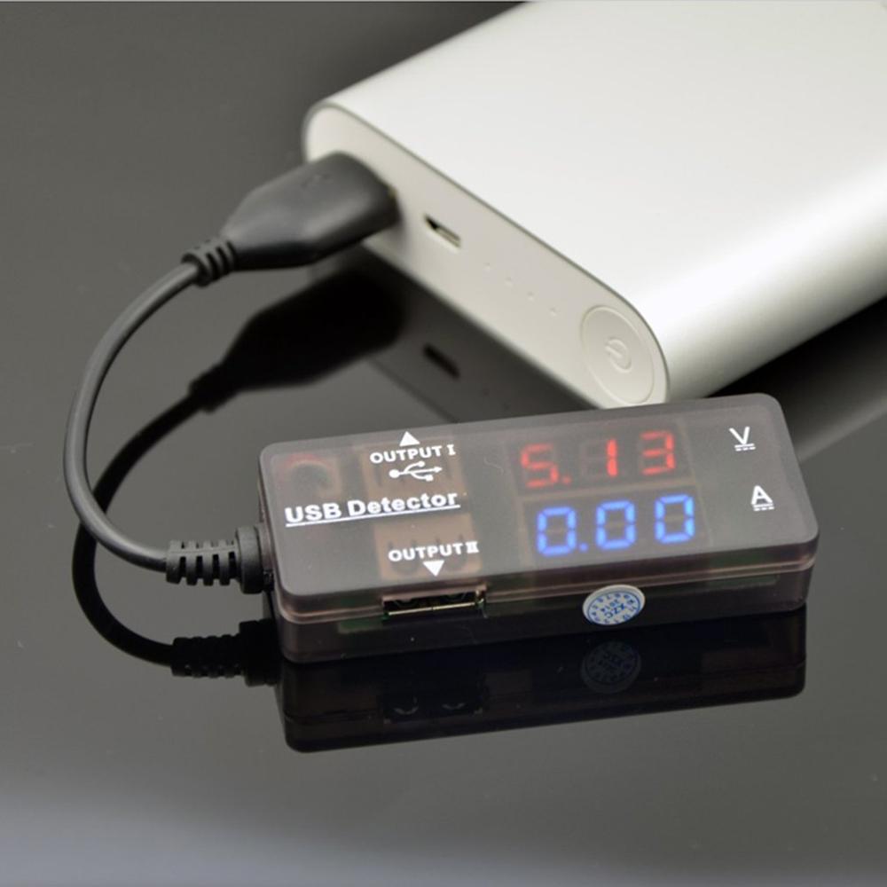 Dual USB Computer Current And Voltage Tester Mobile Phone Current Tester Mobile Power Charger Voltage Tester USB Tester