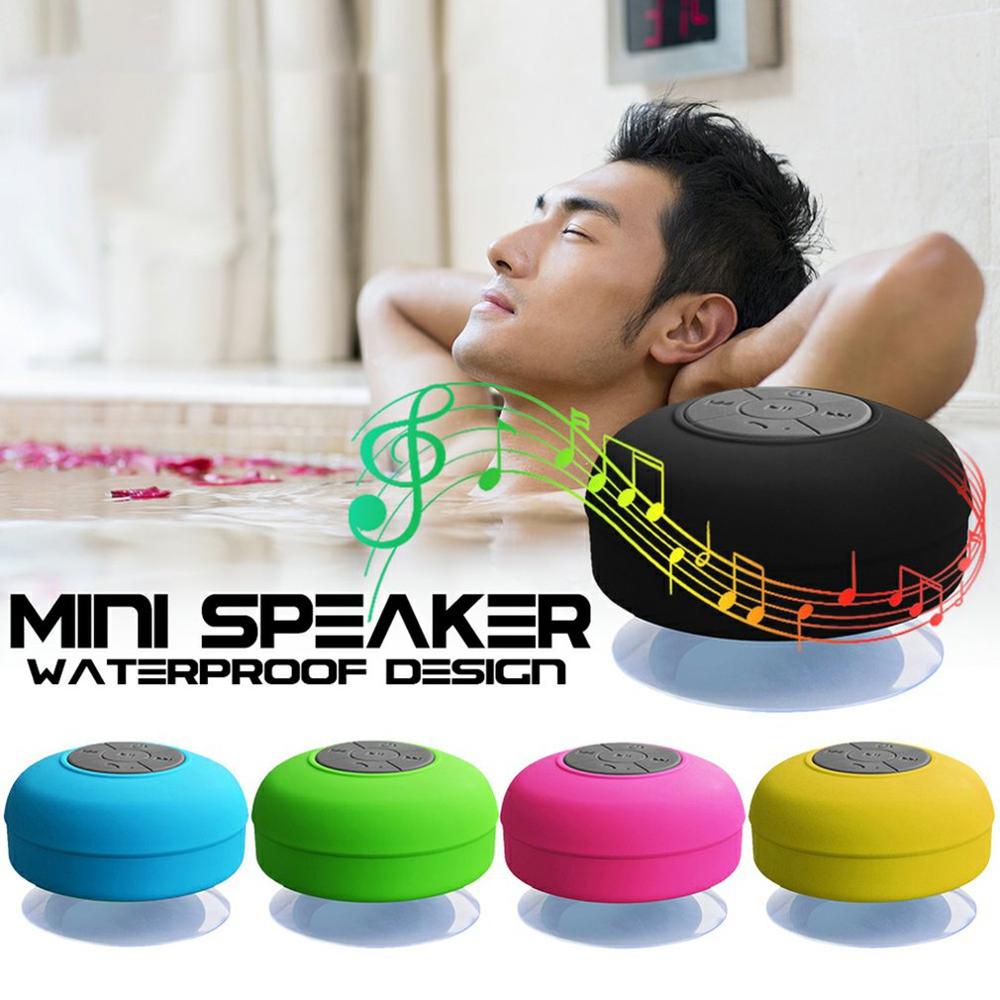 Mini haut-parleur Bluetooth Portable étanche sans fil mains libres haut-parleurs, pour douches, salle de bain, piscine, voiture, plage et Outdo