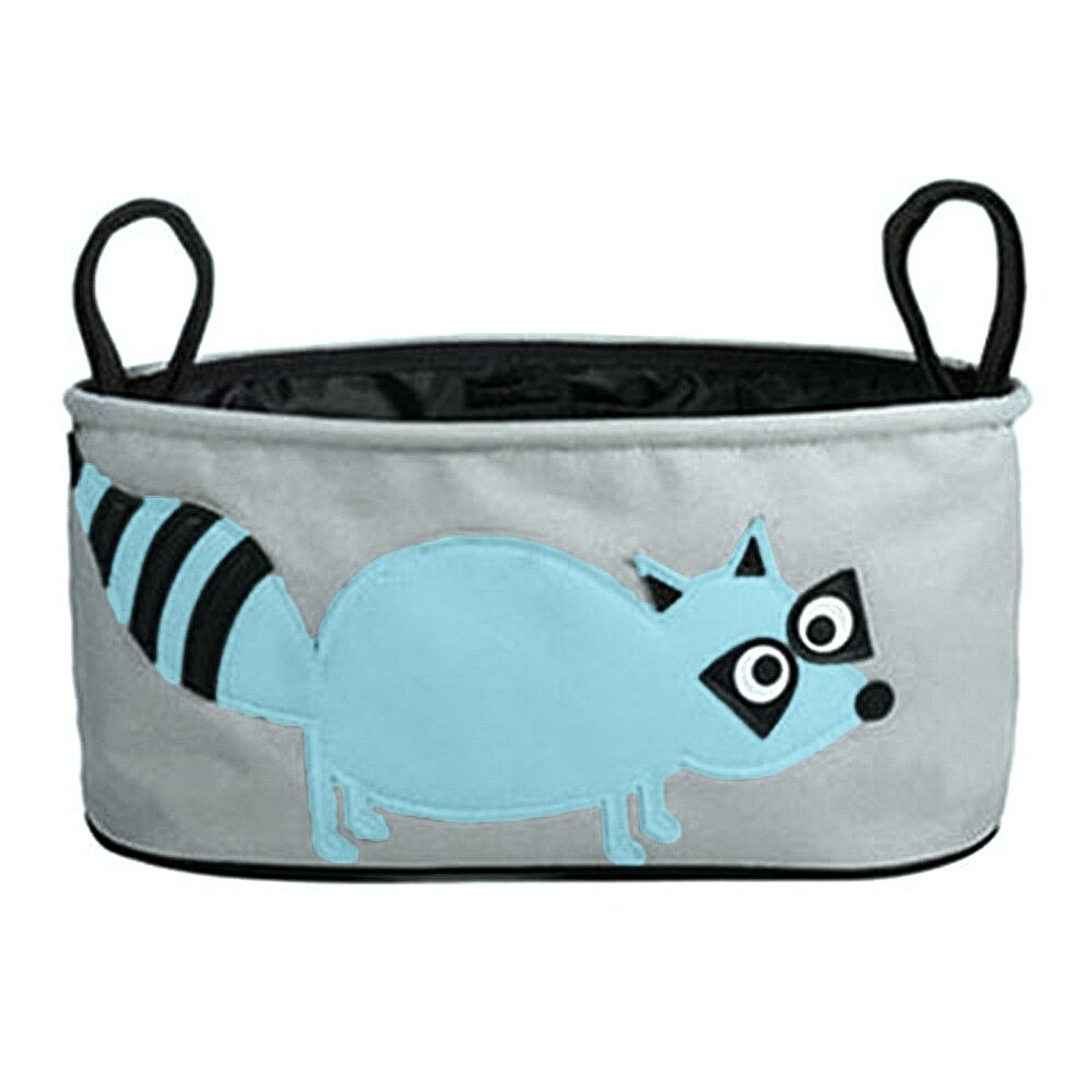 Baby Stroller Organizer Bag for Baby Carriage Bag Baby Pushchair Stroller Bag for Pram Organizer Travel Bags Kids Stroller Bag: raccoon bag