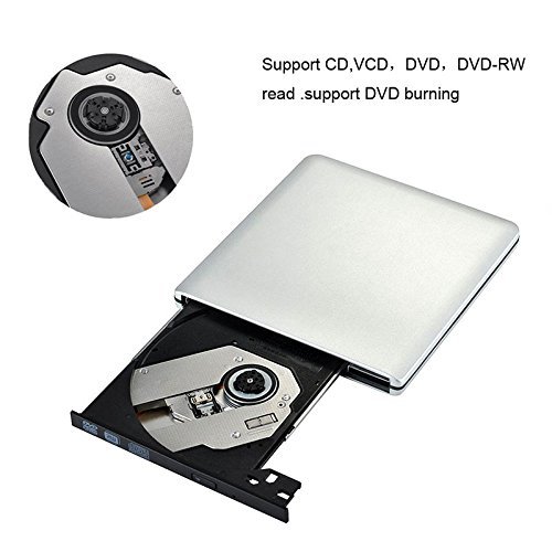Ultra Slim Externe USB 3.0 Hoge Snelheid CD-RW DVD-RW Super Drive Speler Schrijver Brander voor HP ASUS DELL Samsung Lenovo, PC Laptop