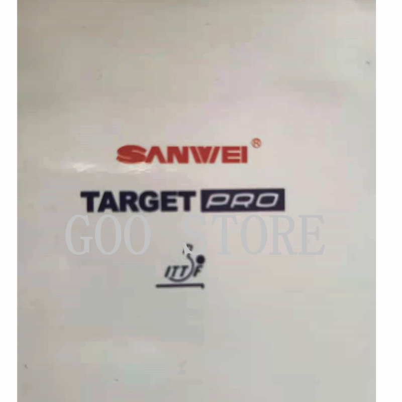 Original Sanwei TARGET Pro (National) Blue Sponge Factory Tuned Pips-in Table Tennis Rubber (Blue Sponge)