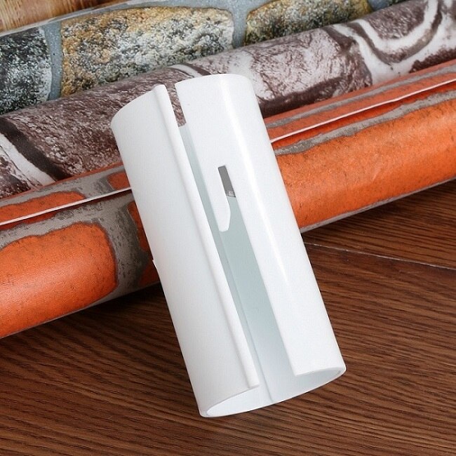 Mini Sliding Wrapping Paper Cutter Wrapping Paper Roll Cutter Cuts Christmas Craft Quick Seconds Wrap Paper Cutting Tools: White