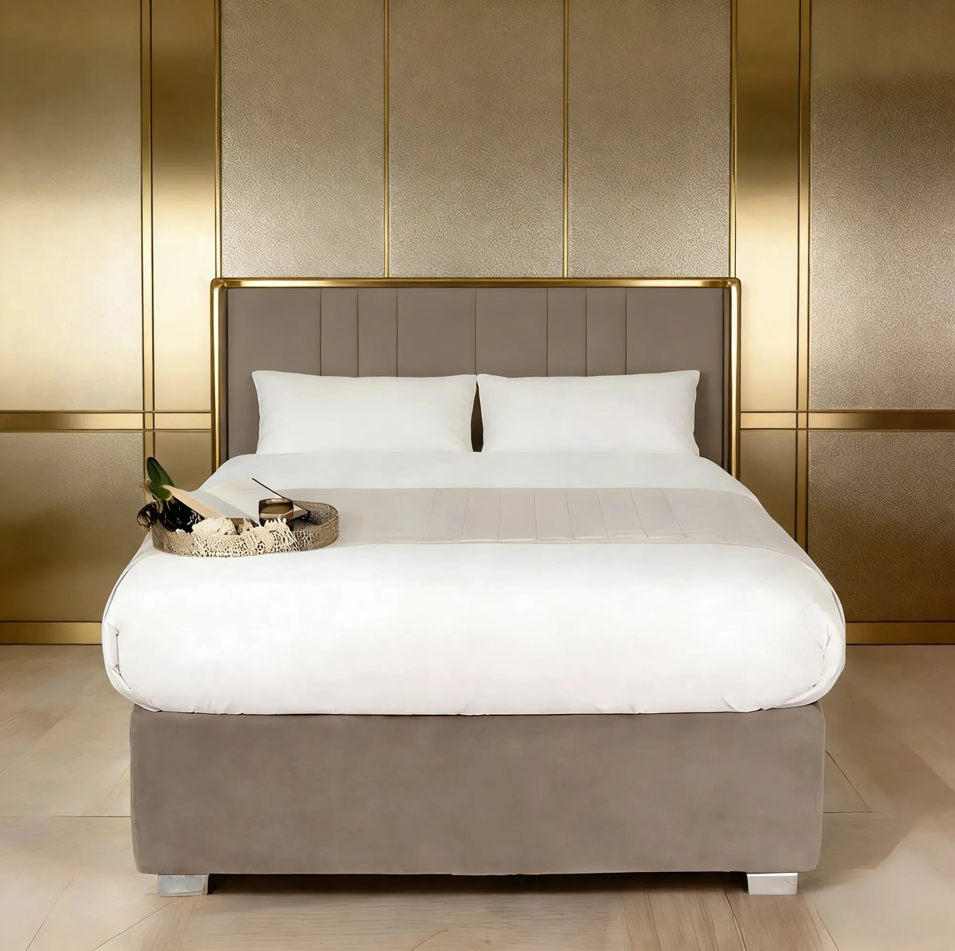 29cm Deep Base Wrap Valance Sheet Faux Suede Bed Base Covers Solid Color Soft Upholstery Easy Fit Old Bed Body Protection: 150x200cm / Light Grey