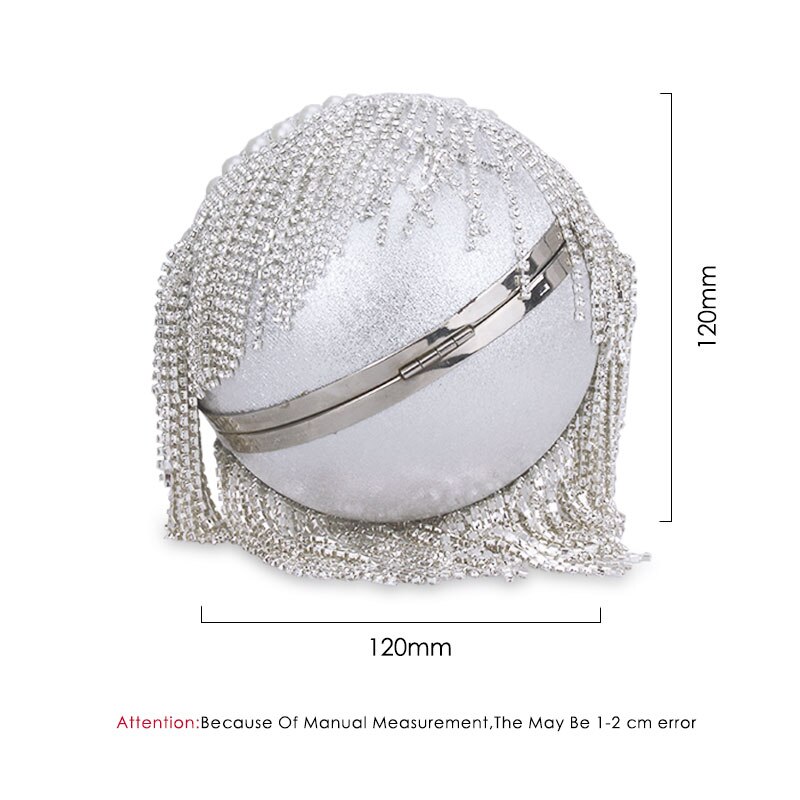 Gouden Diamant Kwastje Vrouwen Party Metalen Kristal Koppelingen Avondtassen Huwelijk Bruids Zak Schouder Handtas Polsbandjes Clutch Purse