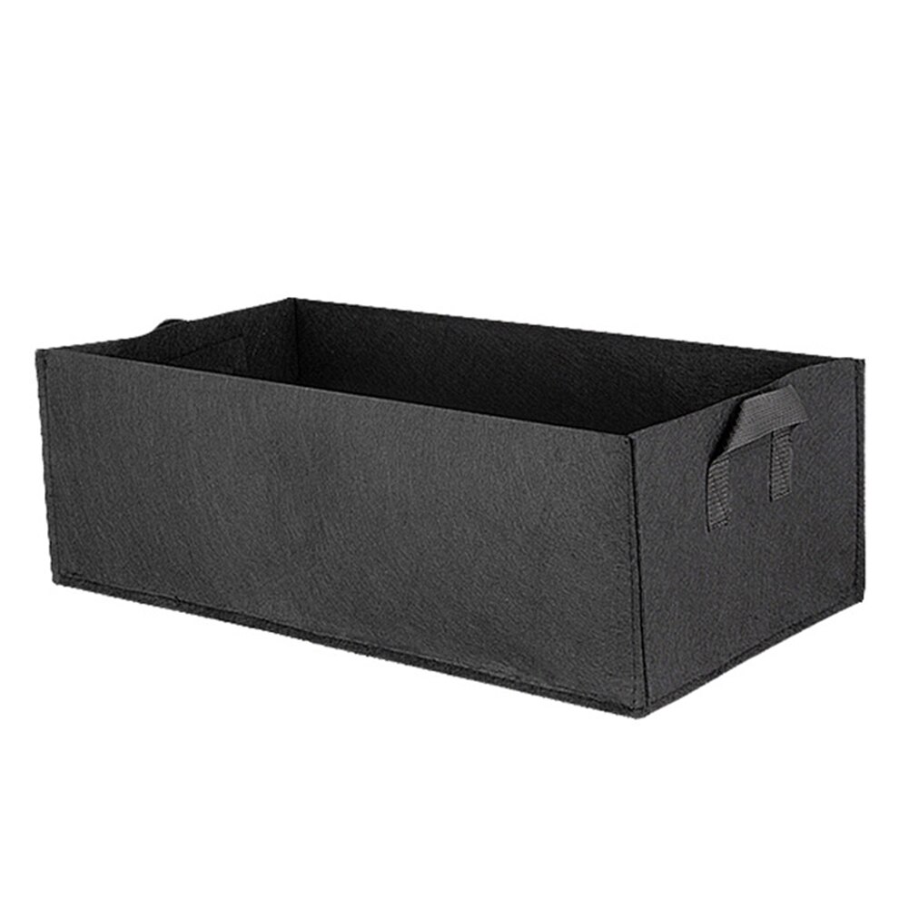 Accessory Root Control Gallon Tree Vegetable Planter Handle Rectangle Seedling Grow Bag Outdoor Garden Bed Flower Strawberry: Default Title