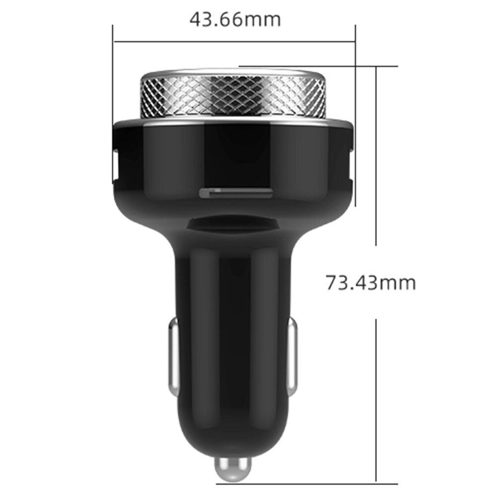 FM Transmitter for Car Fast Charger QC3.0 USB Charger Car USB Charger Mp3 Player Bluetooth 5.0 Handsfree Wireless Car Kit