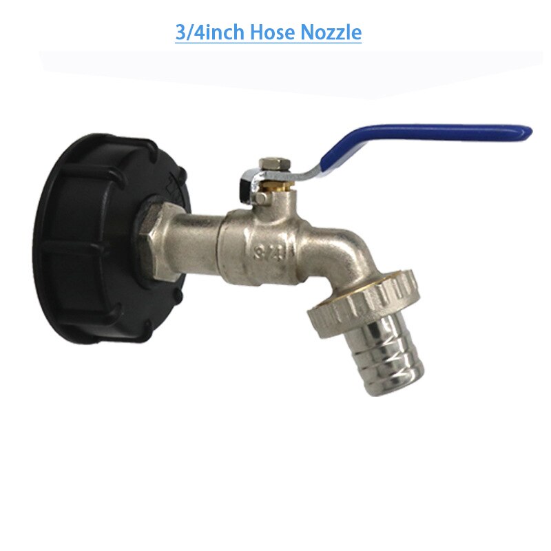 IBC Tank Adapter S60X6 To Brass Tap 1/2" 3/4" Replacement Valve Fitting Parts For Home Garden Water Connectors: D
