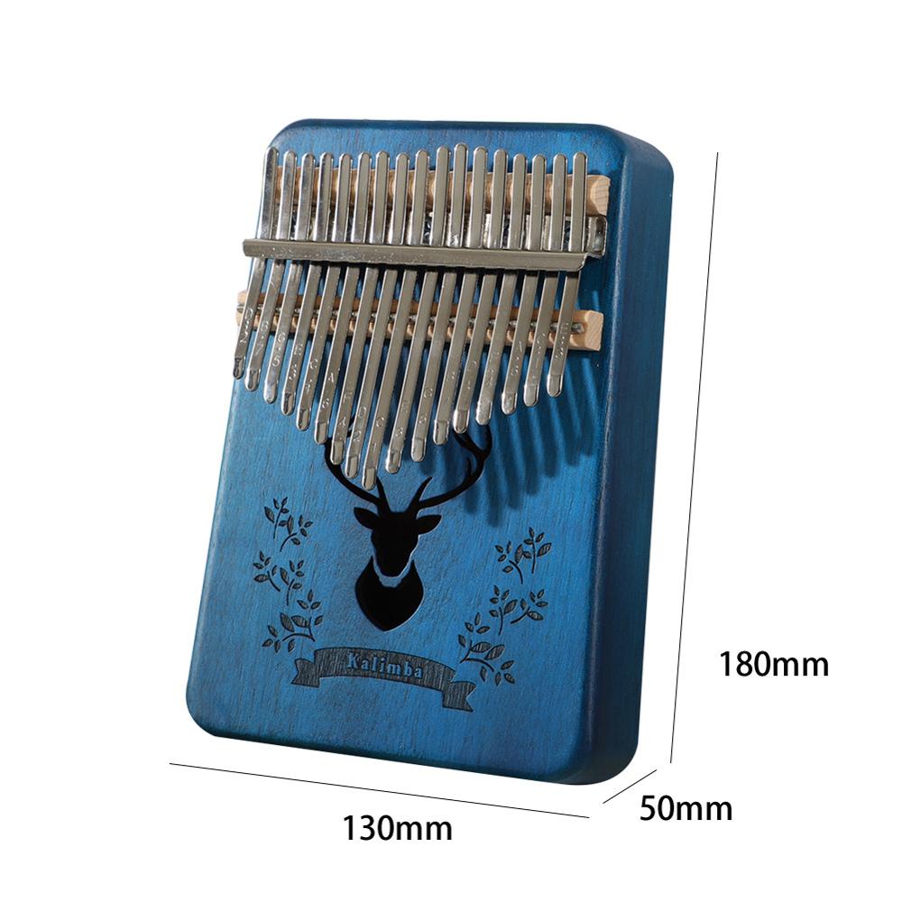 Kalimba 17 Key Mahogany Thumb Piano Mbira Musical ... – Grandado