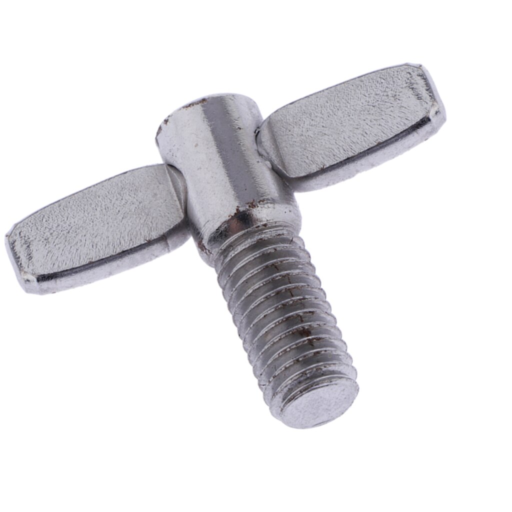 Trumma cymbal tilter stativ vingmutter skruv 6mm slagverk del för trummis nybörjare