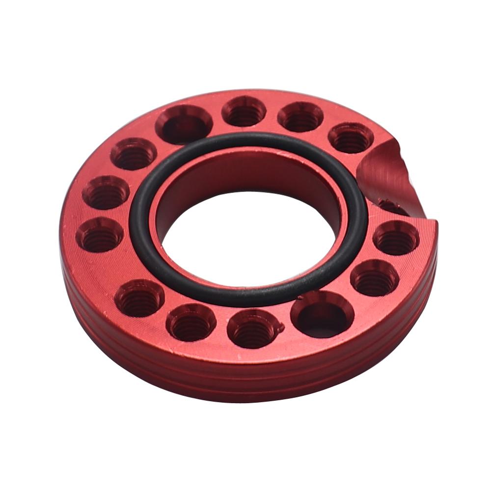 28mm CNC Carb Adjuster Carburetor Inlet Manifold Spinner Plate Adaptor For Pit Dirt Bikes Buggy