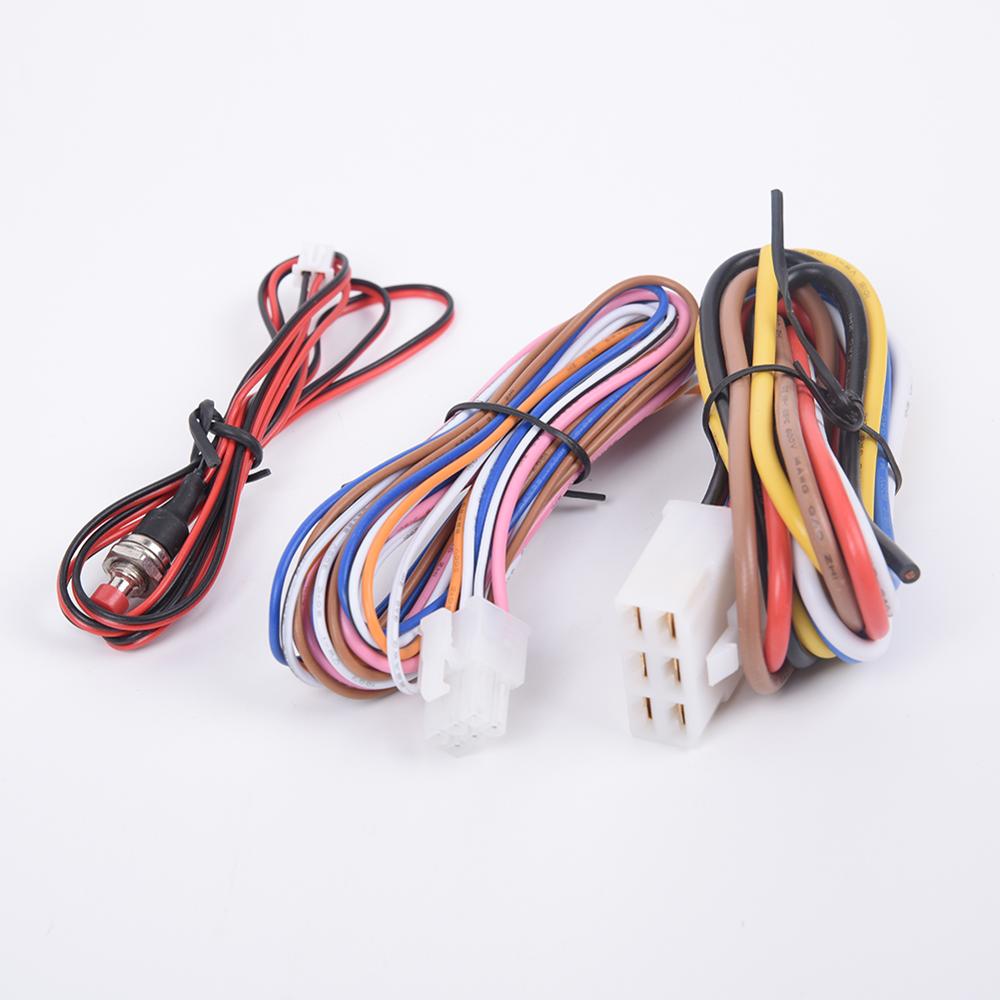 Car Alarm System Security Audible Alarm Engine Start Push 3 Key Remote Control Car Anti-theft Remote Kit