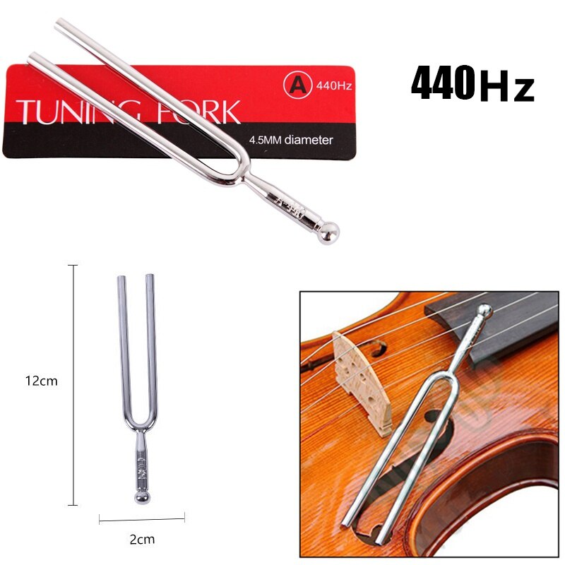 440hz a tone rustfrit stål stemmegaffel tuner tuning violin guitar tuner instrument musikinstrument tilbehør