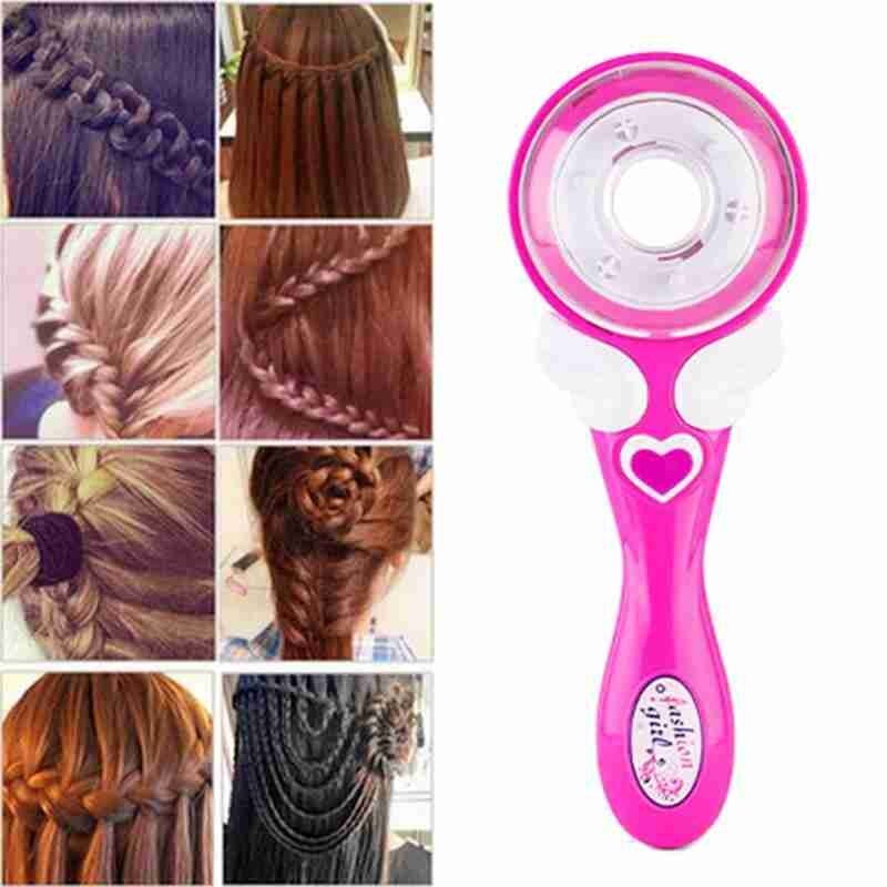 Automatische Haar Braider Diy Stijlvolle Vlechten Kapsel Tool Twist Braider Machine Haar Vlecht Weave Roller Speelgoed Voor Meisje