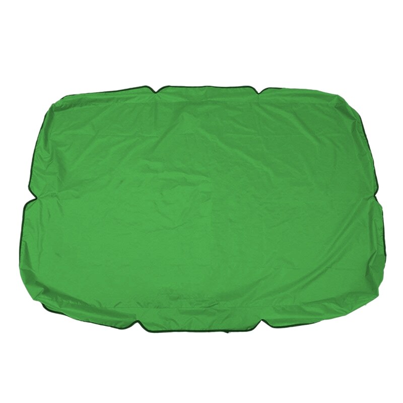 Garden Patio Swing Canopy Replacement Cover Waterproof Canopy Top Cover Replacement Canopy 3-Seater 190X132X15cm: Green