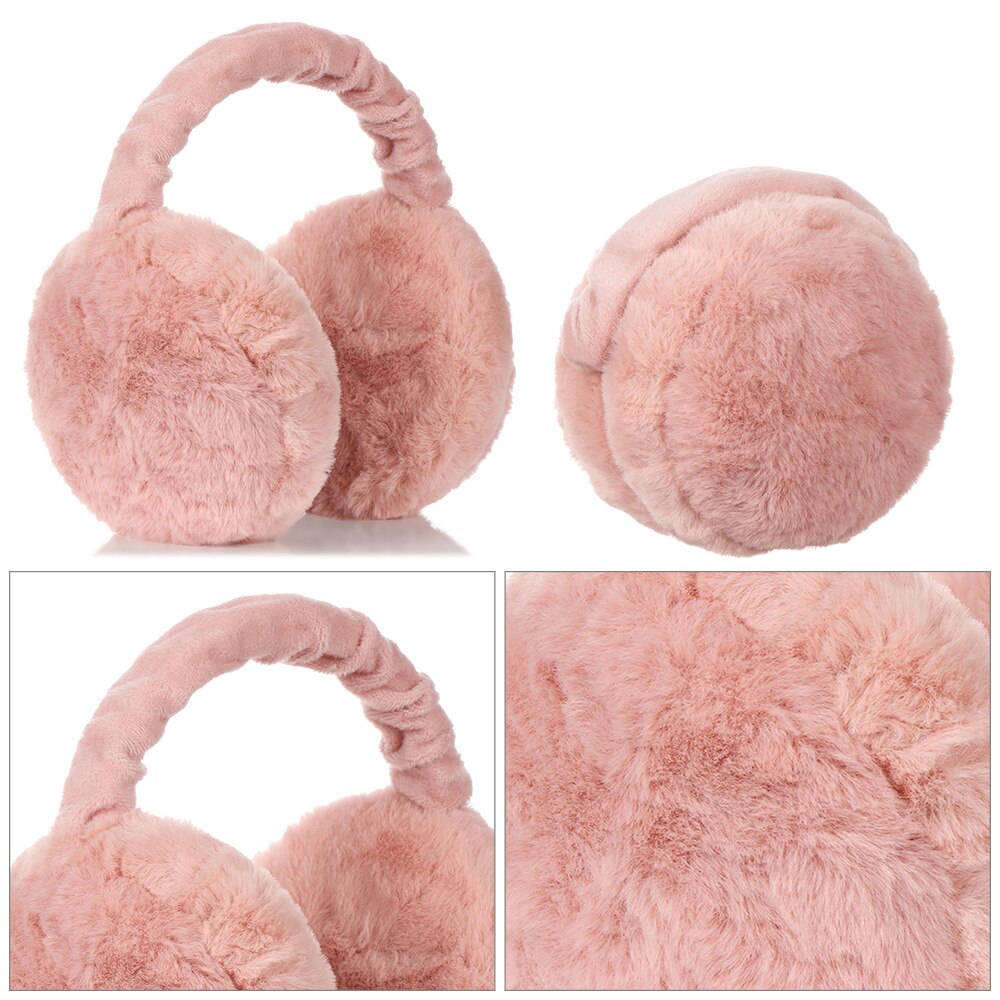 Ear Muffs Winter Women KOMBIUDA Pluche Oorbeschermers - Winddicht, Opvouwbaar, Voor Heren En Dames In De Winter Warme Oormoffen Faux Bont