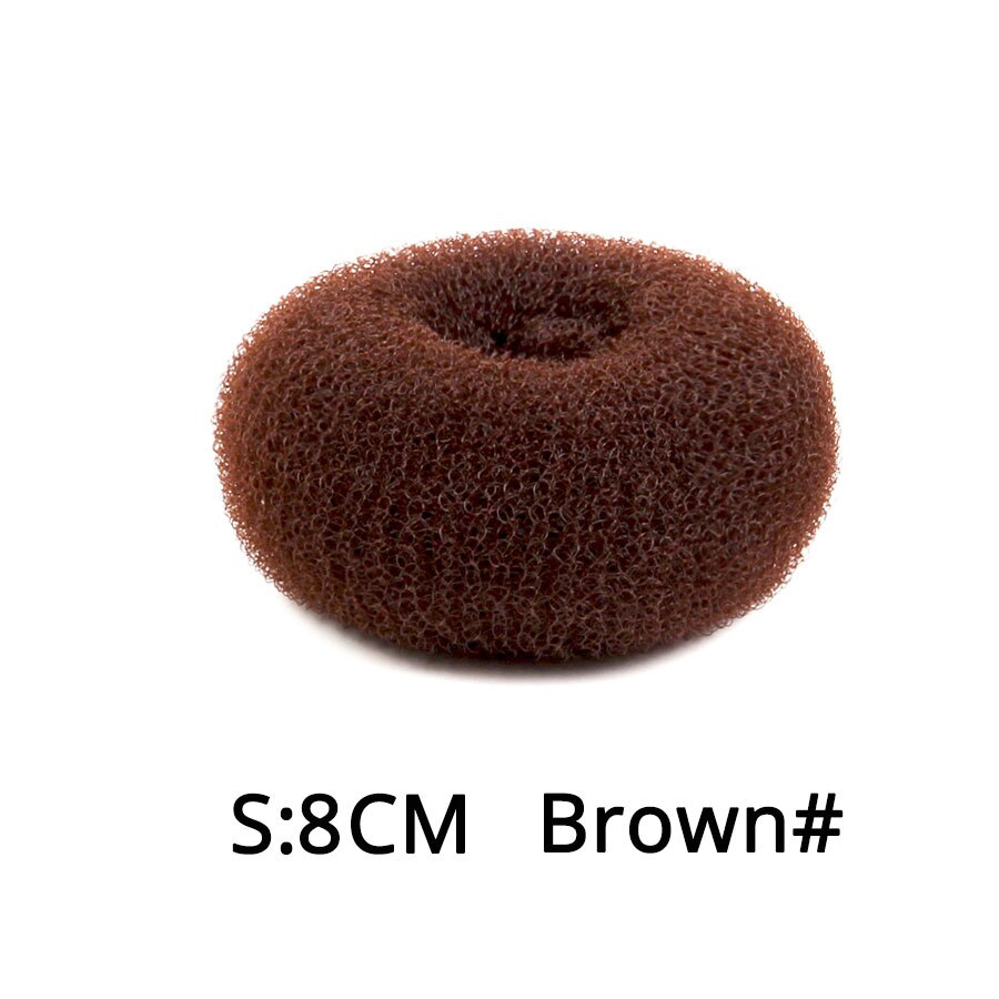 Alileader Hair Tools Styling Diy Magic Bun Maker Hair Braid Accessories Styles Sponge Donut Bun Maker Hairstyle S/M/L: S brown