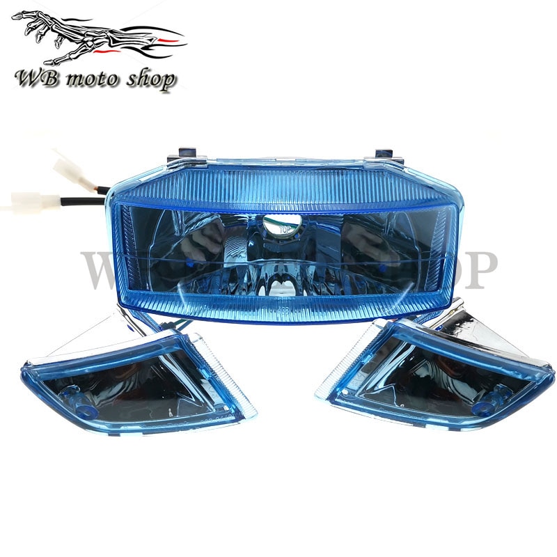 motorcycle lights headlights motorcycle Turn Signal Lights Indicators Light for Honda DIO 50cc AF17 AF18 AF25 Motorcycle scooter: Blue