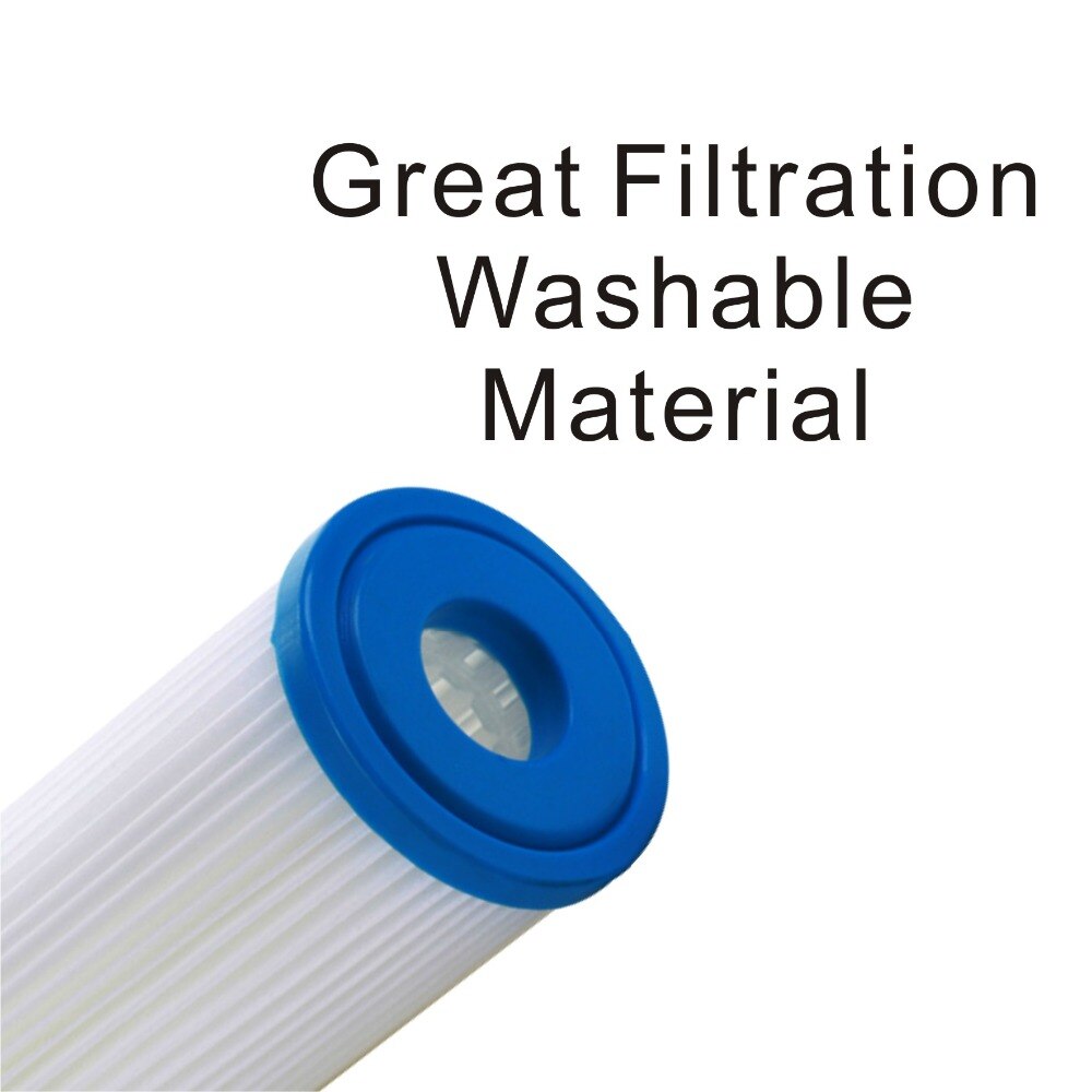 20 Micron - Whole House Sediment Pleated Filter Cartridge, Washable 20" L x 2-1/2" OD Water Filter Cartridges