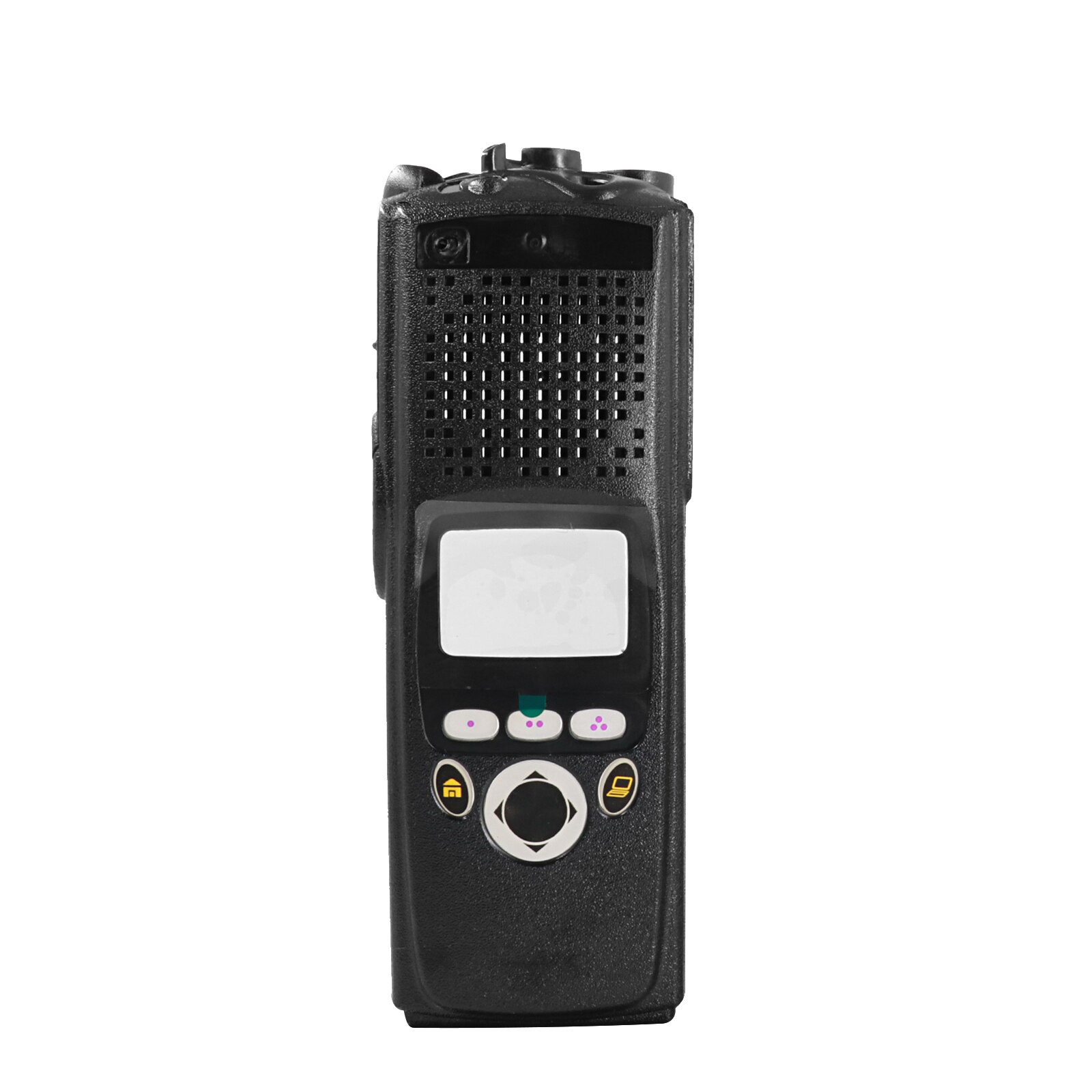 Vbll colorido substituição habitação caso capa para motorola xts5000 modelo ii 2 rádio: Noble Black