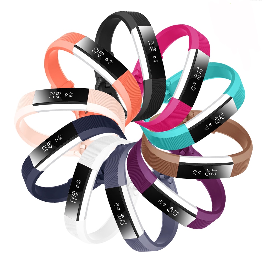 Baaletc For Fitbit Alta HR/Alta Silicone Watchband Replacement Wrist Band Silicon Strap Clasp Smart Wristband Watch For Fitbit