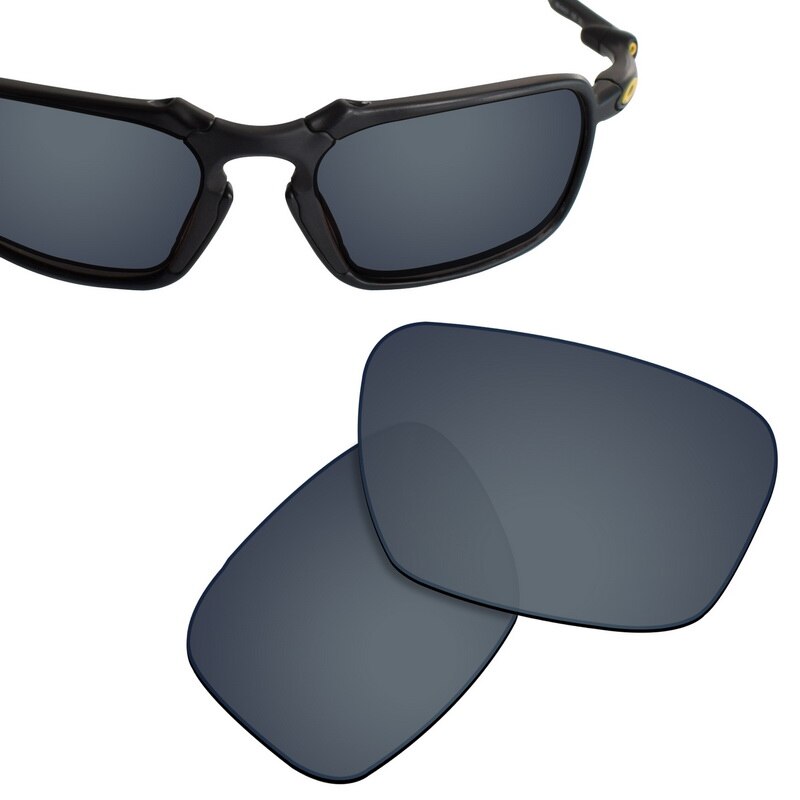SmartVLT Replacement Lenses Polarized for Oakley Badman Sunglasses - Black Shield: Default Title