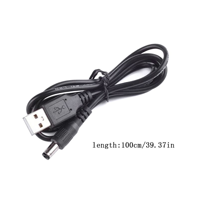 Usb Male Naar Dc 5.5X2.1 Mm DC5V Stopcontact Lijn Opladen Adapter Kabel