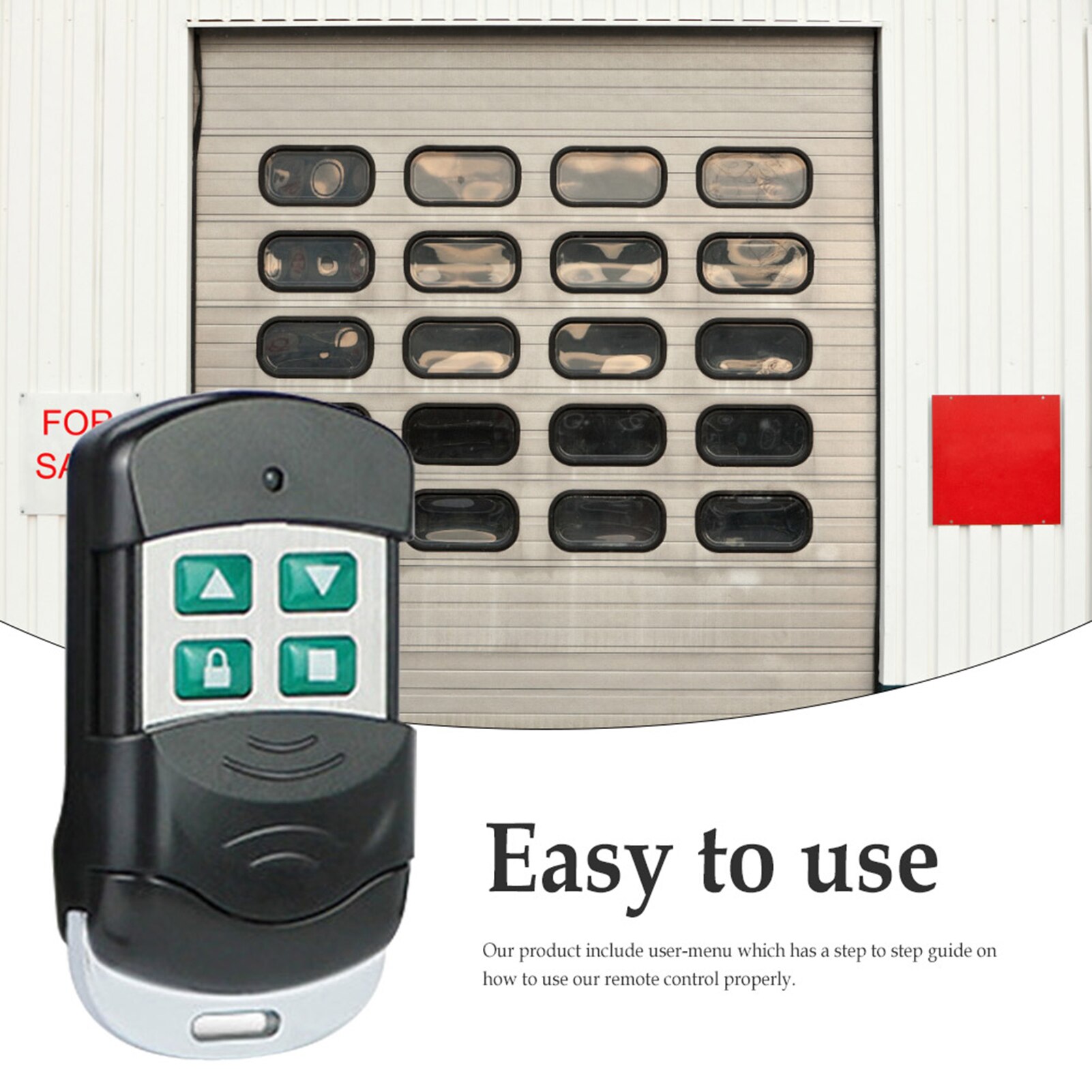 Universal Cloning Electric Gate Garage Door Remote Control Key 433.92MHz Remote Controller Arage Gate Door Opener Remot