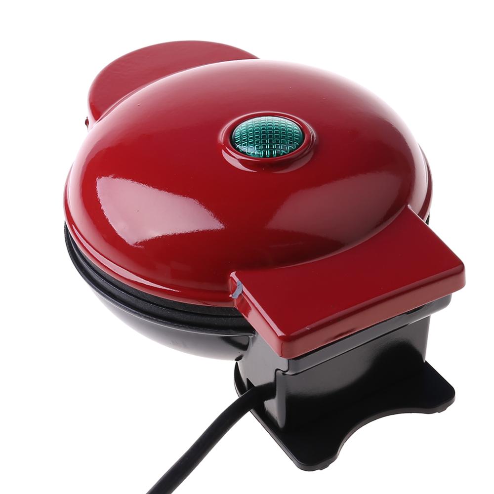Mini Waffle Maker Machine Classic Breakfast Individual Round Kitchen Nonstick