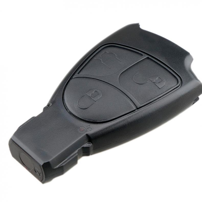 3 knapper bilnøgle smart shell taske udskiftning fjernbetjening passer til for-mercedes-benz  w168 w202 w203 w208 w210 w211