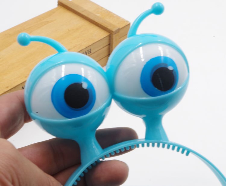 Halloween LED Knippert Alien Hoofdband, Licht-Up Oogappels Hair Band Glow Feestartikelen led Accessoires