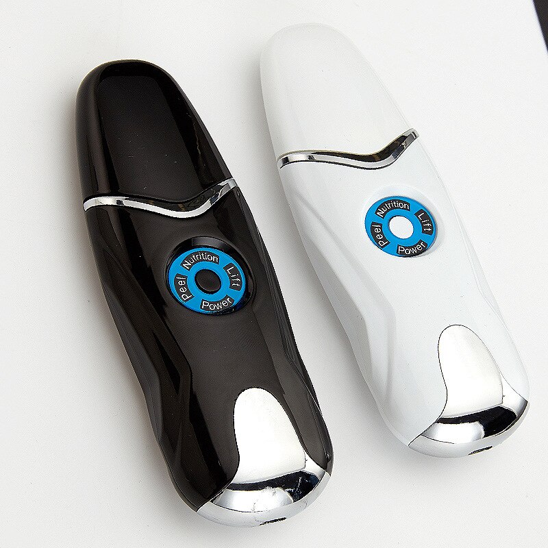 Mini Oplaadbare Ultrasone Gezichtsreiniger Microcurrents Draagbare Apparaat Rimpel Verwijderen Pore Cleaner Elektrische Machine Cosmeti