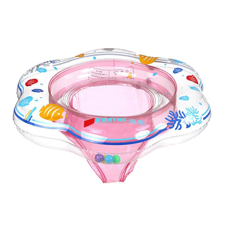 1 Pcs Baby Swimming Ring Inflatable Boat Raft Rings Toy Baby Double Airbags Floating Inflatable Kickboard Three Color: Pink