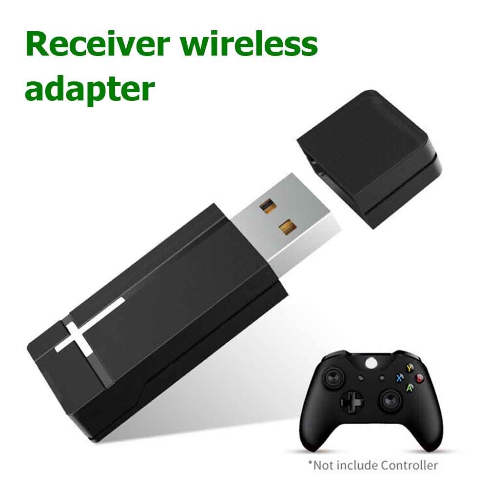 Draagbare Dongle Thuis Converter Speler Usb Ontvanger Pc Laptop Game Controller Accessoires Zwarte Draadloze Adapter Voor Xbox Een