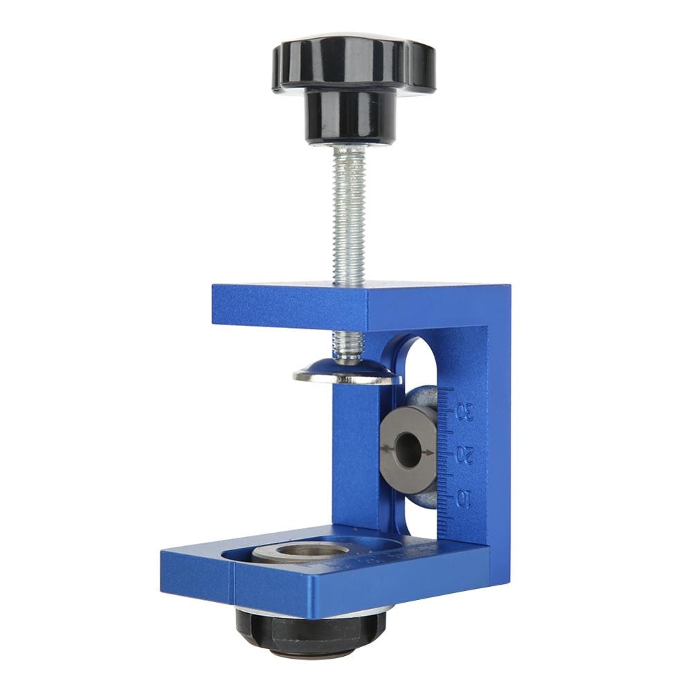 Trebearbeiding boring lokaliseringsveiledning tre dowel hole boring guide jig drill bit kit woodworking snekring stiller verktøy